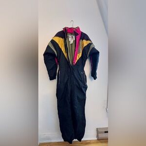 Retro ISPO one piece Ski suit
